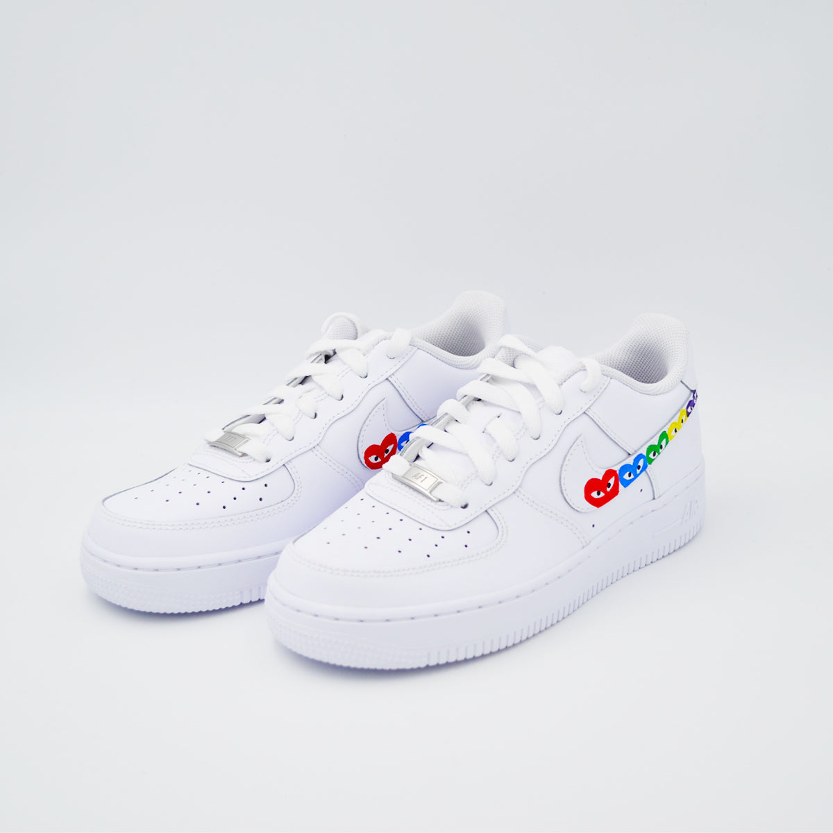 Aangepaste AF1 CDG Swoosh - Handcraftd